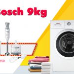 Mua máy giặt Bosch tặng máy xay đa năng Bosch 9kg